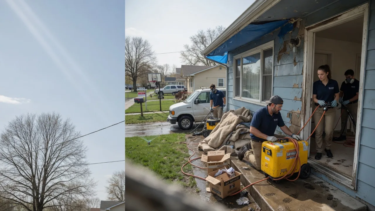 Basement Flood Cleanup in Garfield, KS near me